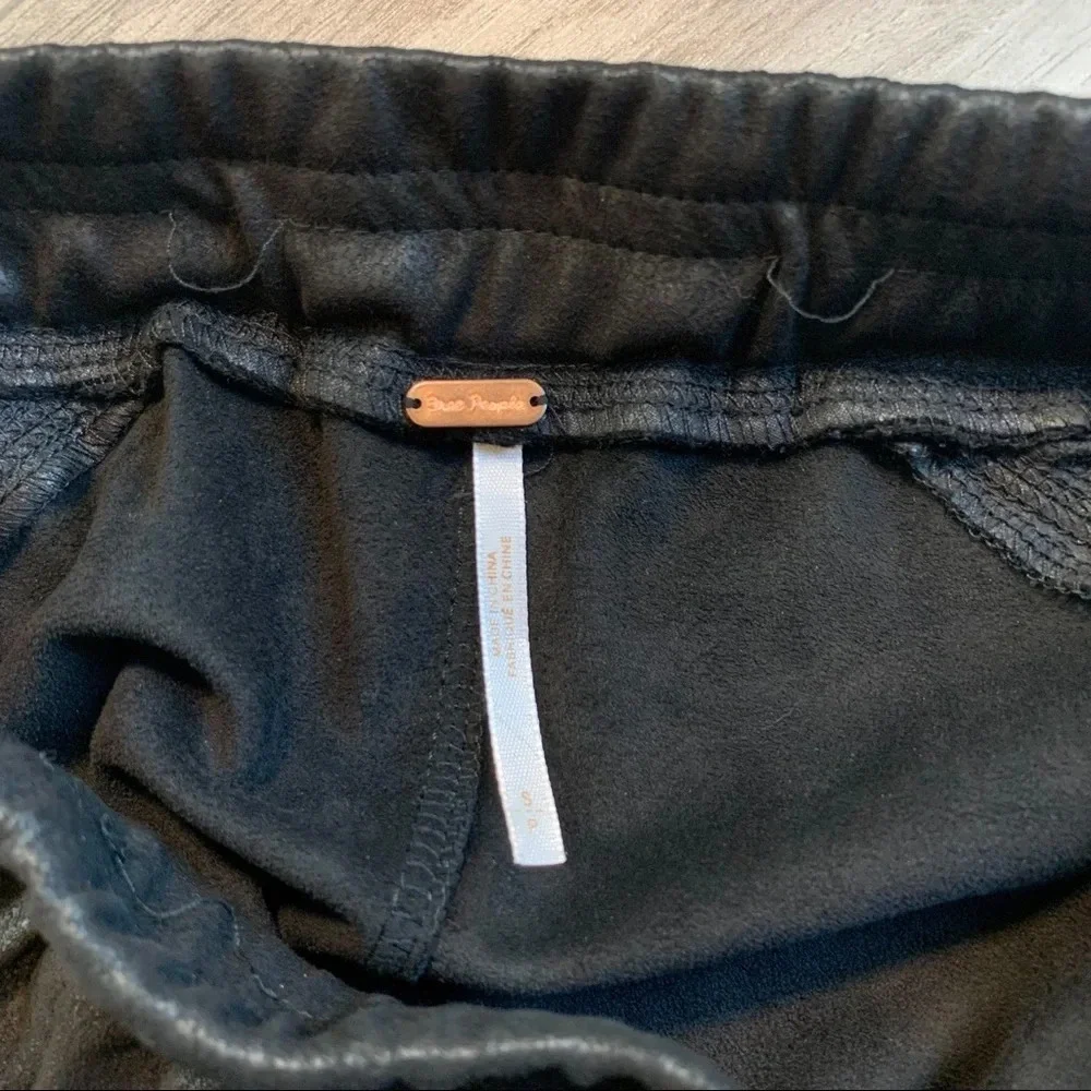 NWT Free People Midnight Vegan Suede Leggings